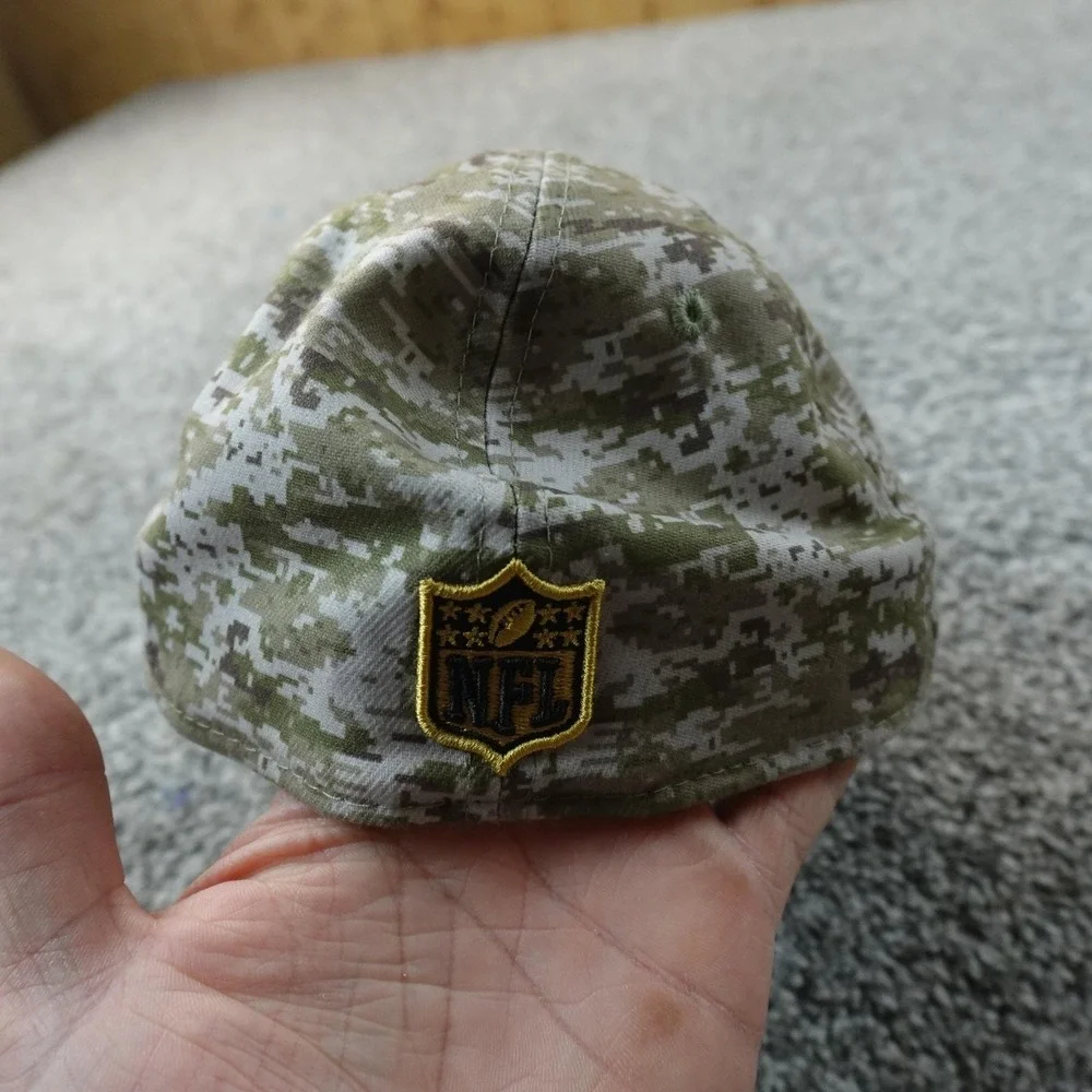 Indianapolis Colts Hat Cap Boys One Size Fitted Blue Camo NFL Football New Era